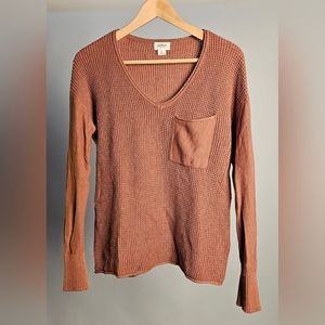 Up West Knit Sweater with Pocket Size Small